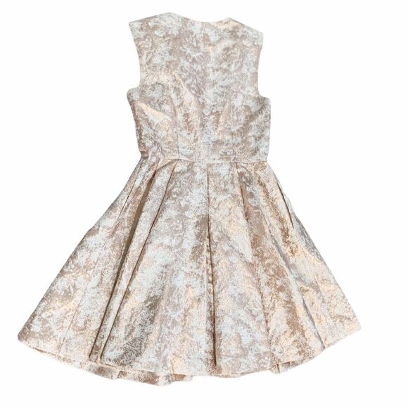 Rachael Zoe ”Daria” Metallic Barcode Dress - Picture 6 of 7